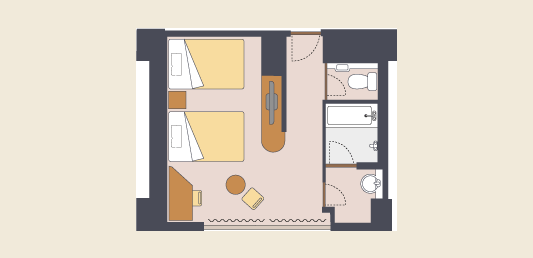 デラックスツイン(北館)