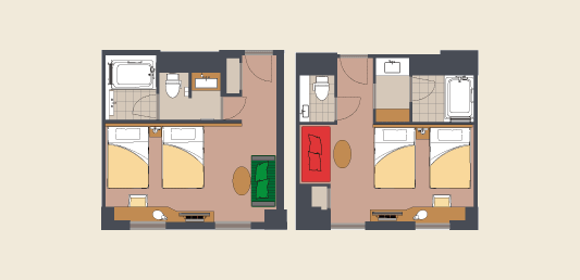 デラックスツイン(南館)