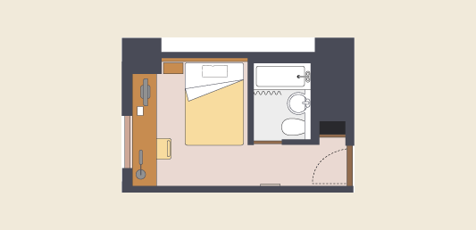 スタンダードダブル(北館)