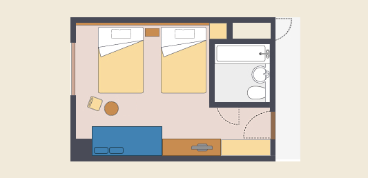 スタンダードツイン(南館)