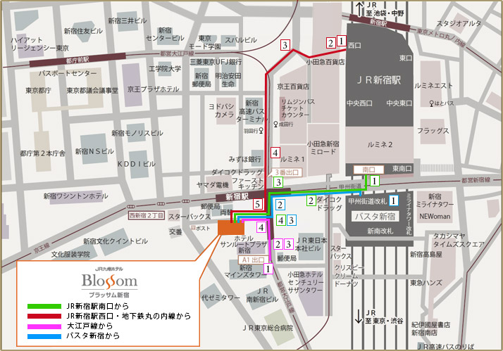 アクセスマップ