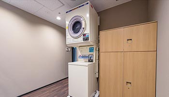長期滞在の快適 コインランドリー