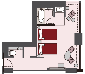 デラックスハリウッドツイン