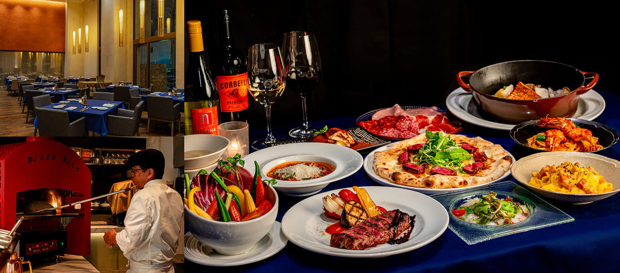 イタリアワインの女王×沖縄食材。開放感あふれる空間で楽しむ、至福のトラットリア体験。