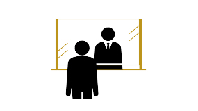 Placing a clear panel to prevent droplet spread