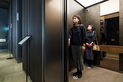 Physical distance in elevators